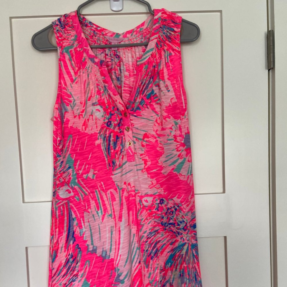 Lily Pulitzer Sheath Bright Fuchsia